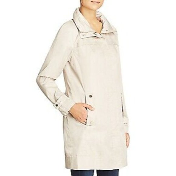 Calvin Klein Jackets & Blazers - Calvin Klein Womens Jacket Med Cream Beige Trench